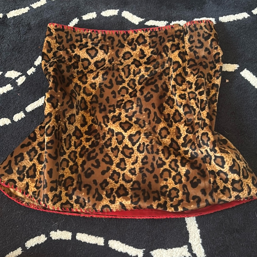 Leopard Print Skirt